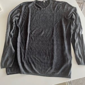 John Varvatos men’s grey sweater large